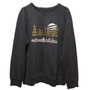 Adidas Naturally Adidas Black Graphix Sweatshirt
